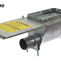 Jarzmo przelotowe ocynkowane fi 56 mm pod silos