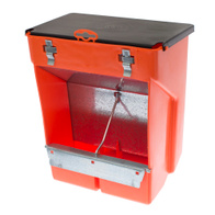 Karmidło dla królików i gryzoni z dozownikiem i pokrywką