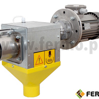 Kompletny motoreduktor 1,5 kW z jednostką kontrolną do rur fi 125 mm