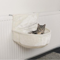 Legowisko na kaloryfer dla kota, głębokie pluszowe