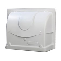 Osłona zewnętrzna wlotu powietrza mała biała - 850 x 570 x 300 mm