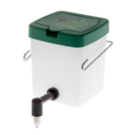 Poidła kropelkowe dla królików z zasobnikiem 0,5 l białe - zestaw 24 sztuk