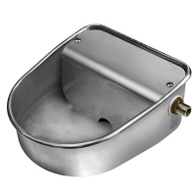 Poidło automatyczne z pływakiem dla psów nierdzewne podłączenie boczne