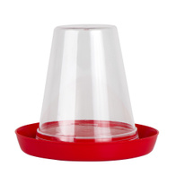 Poidło dla piskląt i przepiórek z transparentym zasobnikiem 0,6l