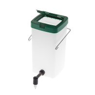 Poidło kropelkowe dla królików z zasobnikiem 1l białe