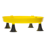 Poidło odwracalne plastikowe 10 litrów z uchwytem i nóżkami