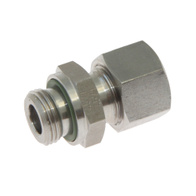 Przyłącze proste GZ 3/8 do rurki nierdzewnej 12 mm skręcane