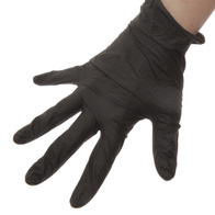 Rękawice nitrylowe jednorazowe niebieskie rozmiar L - 100 szt.