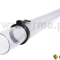 Rura zsypowa teleskopowa 3m (2m+1m) 75/70