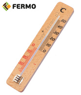 Termometr ścienny drewniany do kurnika, gołębnika i pomieszczeń inwentarskich