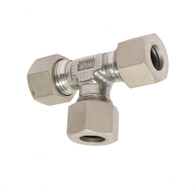 Trójnik do rurki nierdzewnej 12 mm skręcany do systemu zraszania