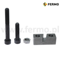 Uchwyt mocowanie spirali na wałek motoreduktora linii poprzecznej fi 90 mm