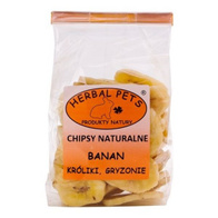 Banany suszone dla gryzoni Herbal Pets 75 g