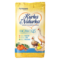 Pasza dla piskląt kaczek i gęsi KURKA NATURKA Kaczka i Gęś 1 0-6 tyg. kruszonka 25 kg