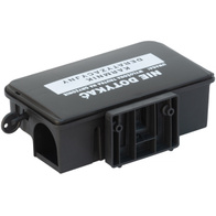 Stacja deratyzacyjna na szczury i myszy z nadrukiem ostrzegawczym