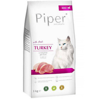 Sucha karma dla kota bezzbożowa PIPER Animals indyk 3 kg