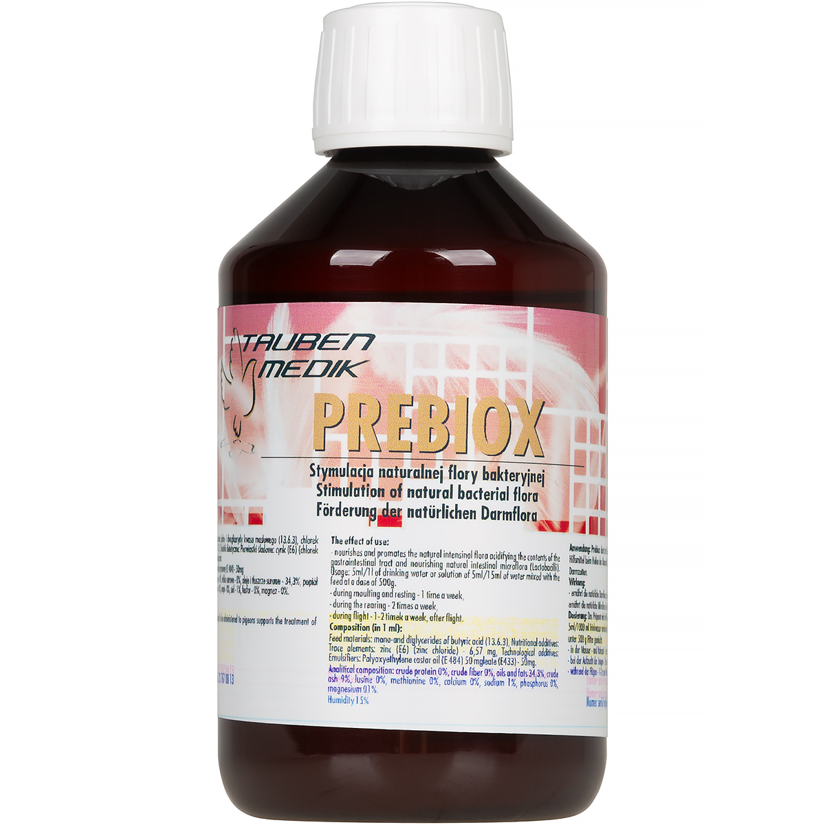 Prebiox probiotyk dla gołębi Tauben Medik 250 ml 