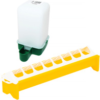 Zestaw dla przepiórek do klatki karmidło i poidło