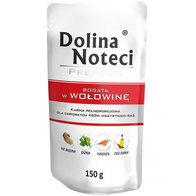 Mokra karma dla psa Dolina Noteci Premium z wołowiną 150 g saszetka 1 szt.