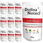 Mokra karma dla psa Dolina Noteci Premium z wołowiną 150 g saszetka 10 szt.