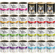 Mokra karma dla psa Dolina Noteci Flipper mix smaków zestaw 24 x 800 g