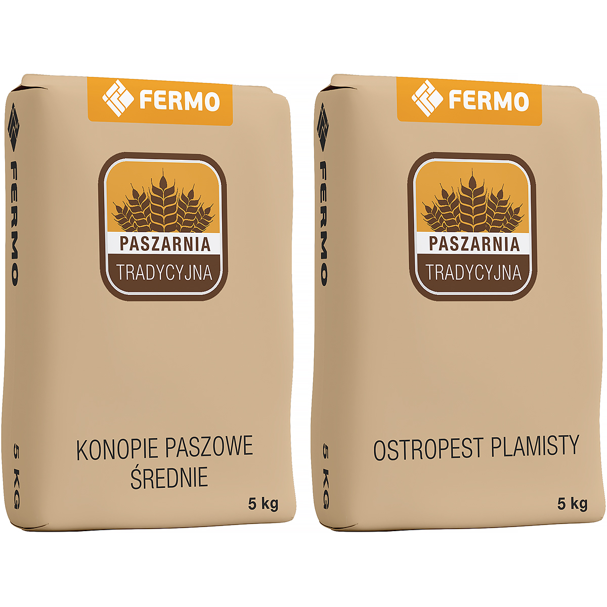 Zestaw ziaren dla gołębi, kur i ptaków egzotycznych konopie 5 kg + ostropest 5 kg