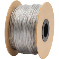 Linka stalowa fi 4 mm nierdzewna do systemów podwieszania 100 mb