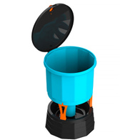 Poidło dla kur automatyczne KOLOSS z przezroczystym zasobnikiem 45 l