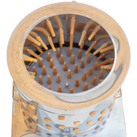 Skubaczka do drobiu bębnowa na 3 ptaki F50