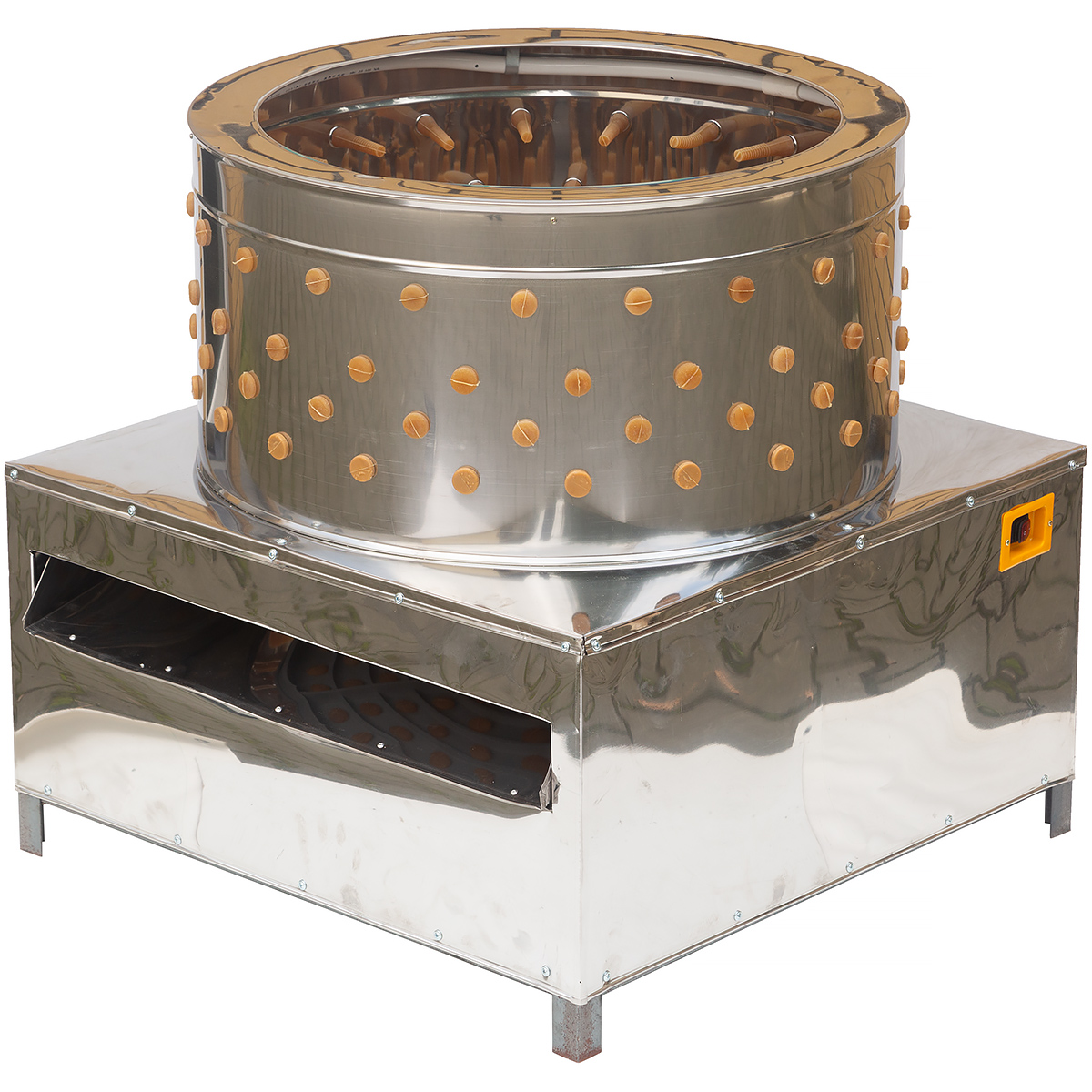 Skubarka do drobiu bębnowa duża na 8 ptaków F80