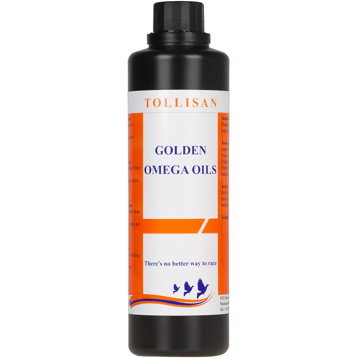 Golden Omega Oils 0,5 l TOLLISAN mieszanka olejów Omega z lecytyną i witaminami dla gołębi