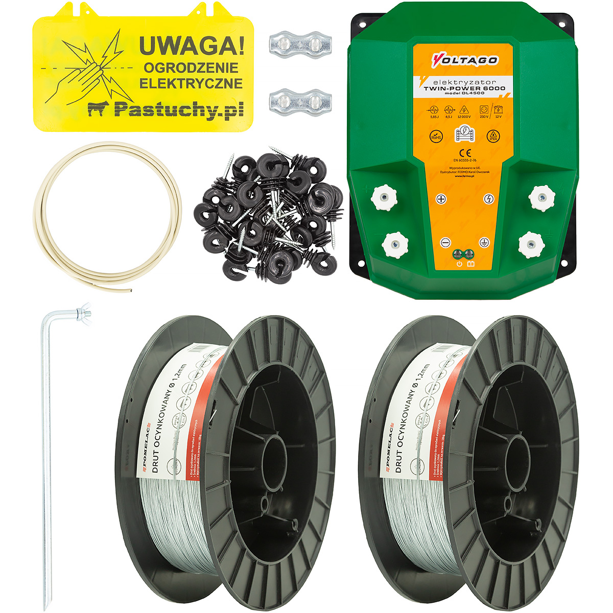 Ogrodzenie elektryczne na dziki 500 m