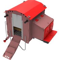 Mobilny kurnik dla kur RED ROOF dla 6-9 kur