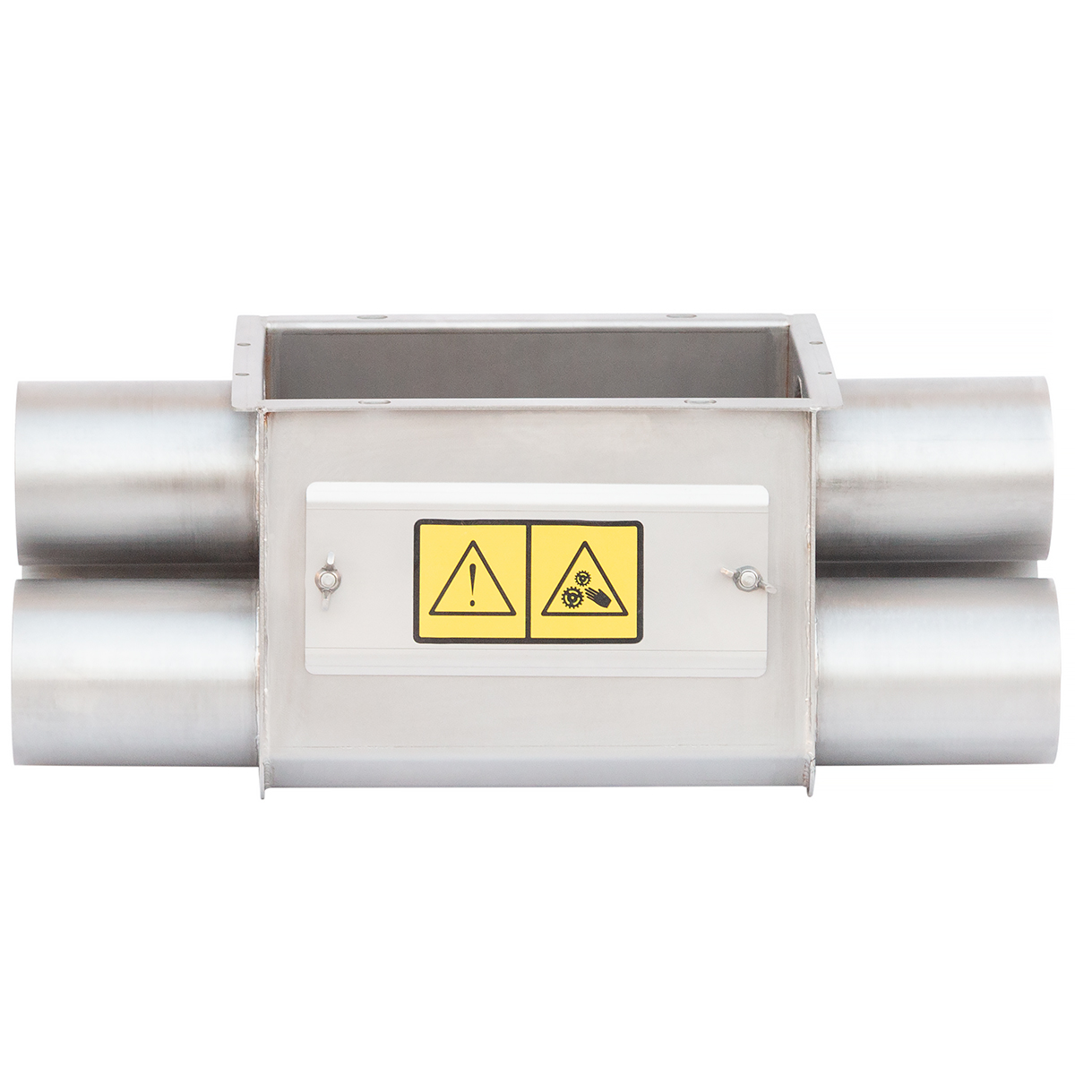 Jarzmo potrójne nierdzewne 90 mm pod silos INOX-Line