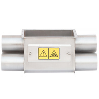 Jarzmo potrójne nierdzewne 90 mm pod silos INOX-Line