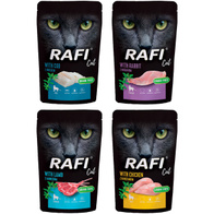 Mokra karma dla kota Rafi MIX smaków pasztet 20 x 100 g
