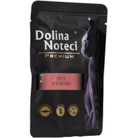 Mokra karma dla kota Dolina Noteci Premium filet z łososia 85 g