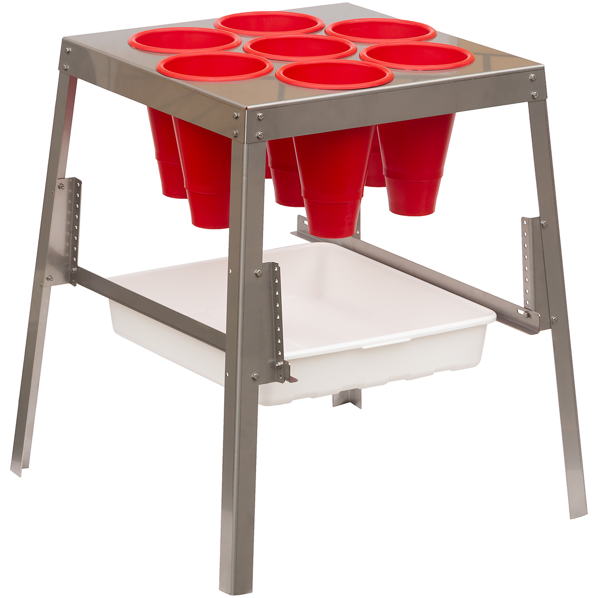 Stół stanowisko do uboju drobiu nierdzewny zestaw 7 lejków ubojowych