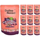 Mokra karma dla kota Dolina Noteci Superfood saszetki 10 x 85 g cielęcina z homarem i krewetką