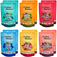 Mokra karma dla kota Dolina Noteci Superfood bez zbóż wszystkie smaki 12 x 85 g
