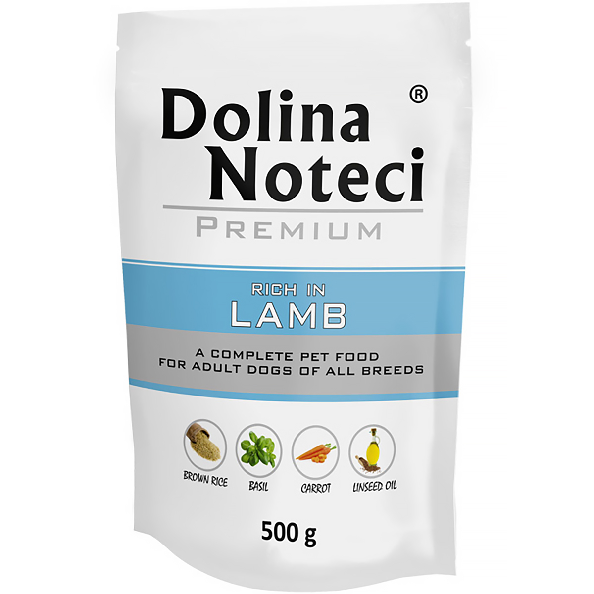 Dolina Noteci mokra karma z wysoką zawartością jagnięciny dla psa 500 g