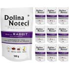 Mokra karma dla psa Dolina Noteci Premium królik z żurawiną 500 g saszetka 10 szt.