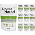 Mokra karma dla psa Dolina Noteci Premium z dziczyzną 500 g saszetka 10 szt.