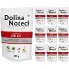 Mokra karma dla psa Dolina Noteci Premium z wołowiną 500 g saszetka 10 szt.