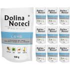 Mokra karma dla psa Dolina Noteci Premium z jagnięciną 500 g saszetka 10 szt.
