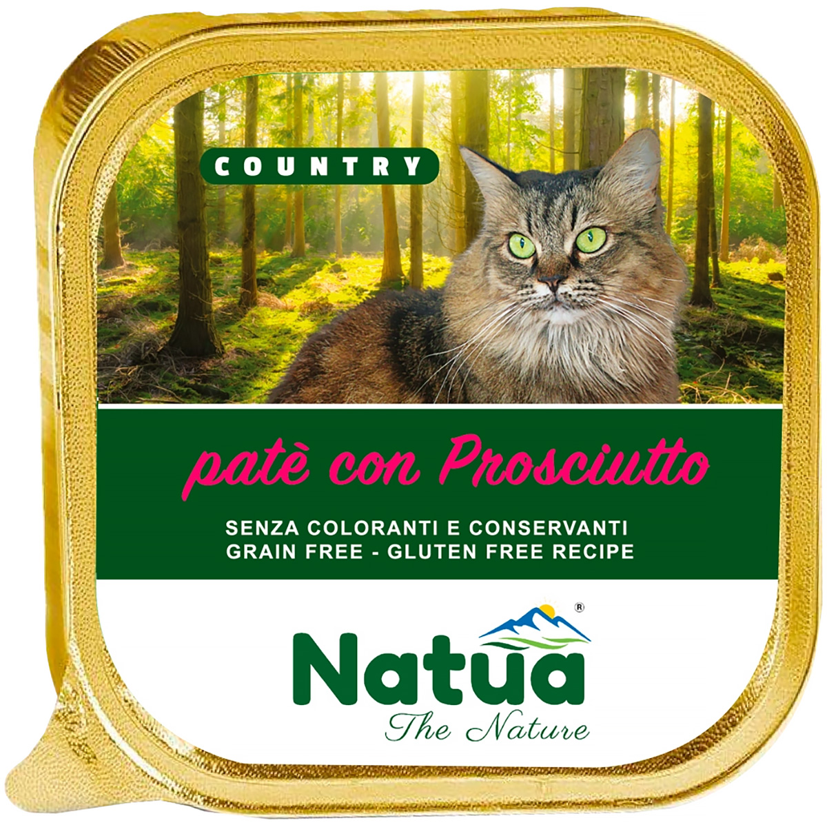Naturalna mokra karma dla kota Natua Country Ham pasztet z szynką 100 g