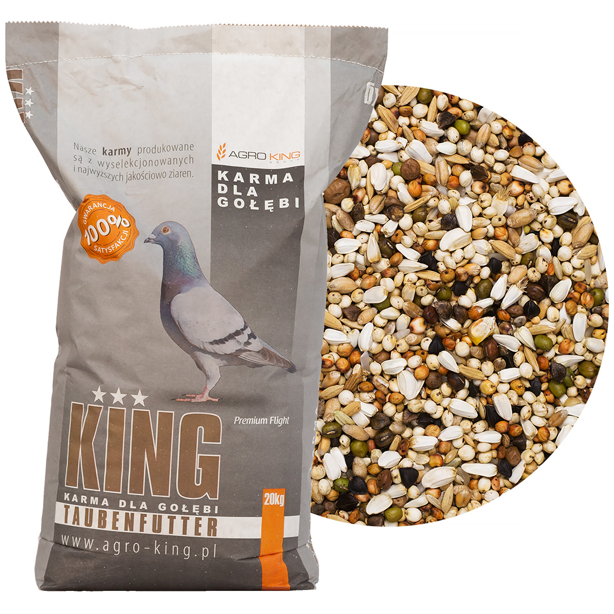 Karma dla gołębi dietetyczna DB AGRO KING dieta boomba 20 kg