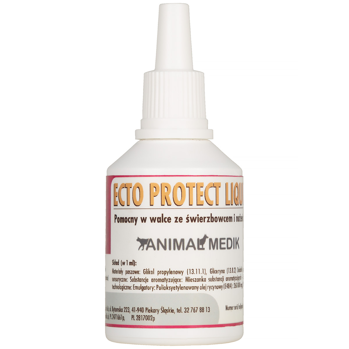Ecto Protect Liquid wsparcie w walce z pasożytami zewnętrznymi 40 ml