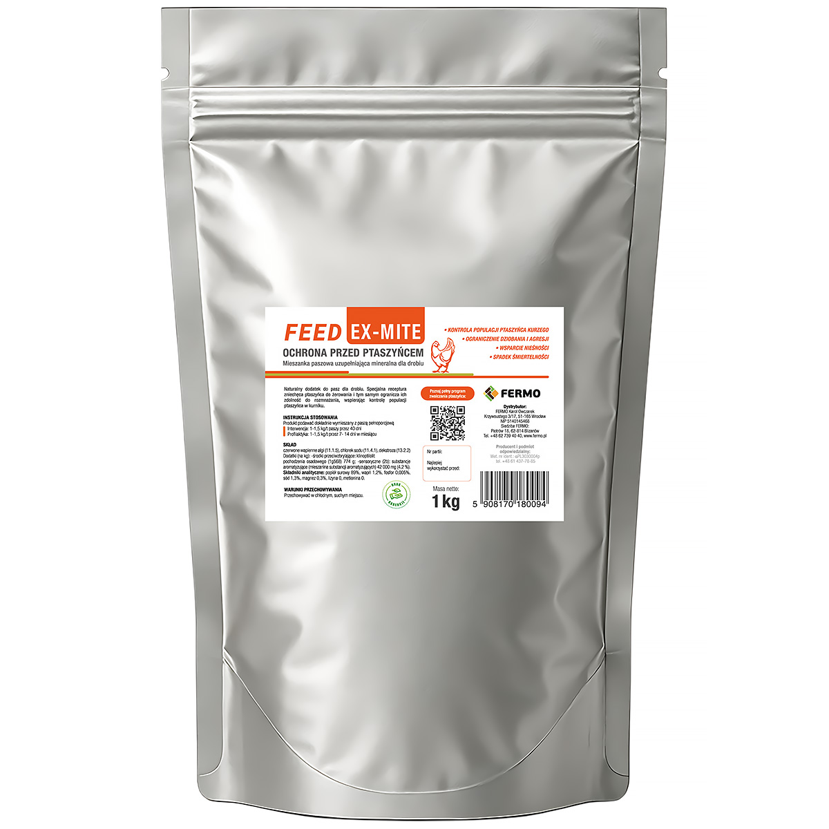 FEED EX-MITE dodatek do paszy ochrona przed ptaszyńcem - 1 kg