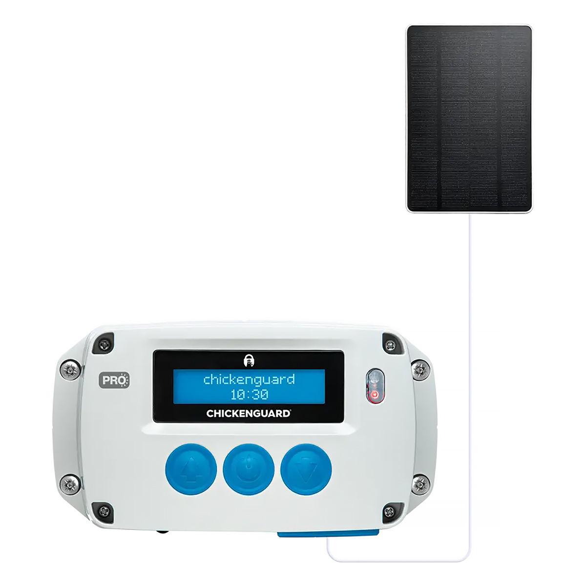 System automatycznego otwierania drzwi kurnika SOLAR Chicken Guard PRO